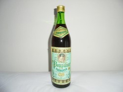 Retro pompadour dry vermouth drink glass bottle - Isaac state farm monimpex, unopened, rarity