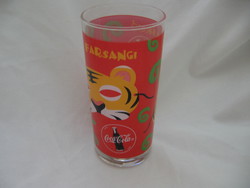 Coca Cola farsangi kollekció tigrises pohár