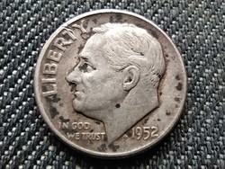 USA Roosevelt .900 ezüst 1 dime 1952 (id34809)