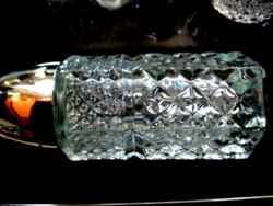 Usa anchor hocking wexford diamond pattern sugar shaker, salt shaker