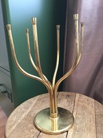 Old industrial art gallery copper candle holder