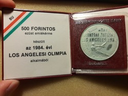 Summer Olympics Los Angeles 500ft 1984 ag silver 28g (postage is available) !