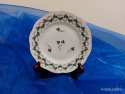 Herendi petrezselyem mintás,porcelán süteményes tányér.Kézzel festett.
