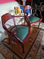 Amazing pair of restored Lingel armchairs