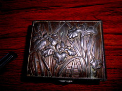 Antique marked Japanese metal box
