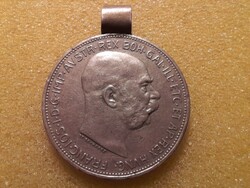 Ferenc József 2 korona 1913  Ag ezüst (posta van)  !