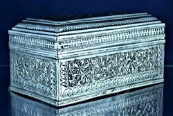 Sumptuous, antique silver box, Russian, ca. 1830!!!
