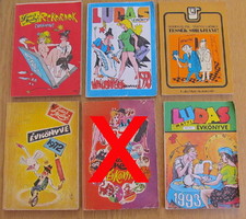Ludas Matyi évkönyve - 1972, 1987, 1990, 1993, Tessék sóhajtani! L.M. kiskönyvtár