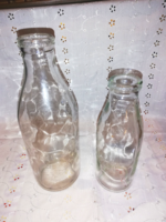 Milk bottles from the sixties and seventies