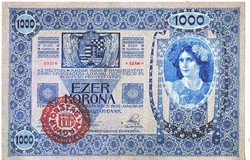Magyarország REPLIKA 1000 korona 1902 UNC