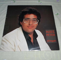 Retro LP: Máté Péter - I'll Go Away (light music, record, 1984; slpm 17896)