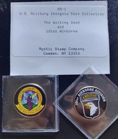 U.S. Military Insignia Coin Collection! UNC fél Dollár pár!