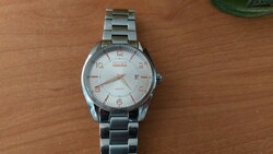 Poljot quartz watch with paper! Full steel, worn 1-2 times.