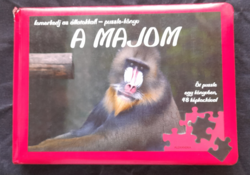Meet the animals! - Puzzle book - the monkey