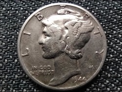 USA Mercury Dime .900 ezüst 1 dime 1944 (id41364)