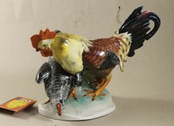 Drasche markup béla rooster with hen 553