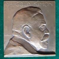 Murányi Gyula (1881-1920): Dr. Gold Simon plakett