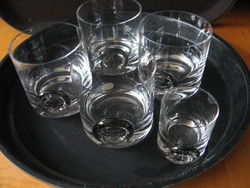 Collector's Rosenthal medallion Björn Wiinblad crystal glasses