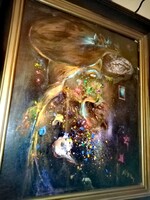 " A Boszorkány " 74x64 cm festmény