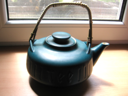 Retro ortenburg tanbach turquoise ortalite ceramic teapot 940/3
