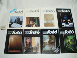"FOTO" - fotószaklap 1989/1990 - nyolc darab együtt