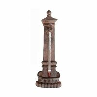 Cast iron garden thermometer