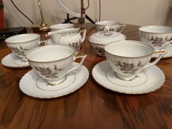Rare! Antique, beautiful condition, royal tettau, tea/coffee set for 6 people
