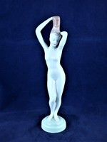Beautiful, aquincum- porcelain nude statue, Budapest, ca. 1950!!!