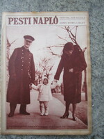 1930 Pesti Napló newspaper pictorial supplement Miklós Horthy and family social life art