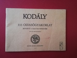 Zoltán Kodály: 333 reading exercises