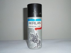 Retro spray bottle - acrylic colorless varnish aerosol spray paint - bud varnish manufacturer - from the 1980s