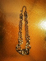 Necklace made of thick chain links,