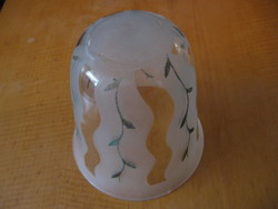 Antique opal veil, caspo, vase with golden leafy branches