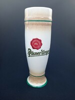 Pilsner urquell ceramic beer glass