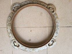 Cast iron stove ring, ring, large column for stoves, but a mirror can also be inserted