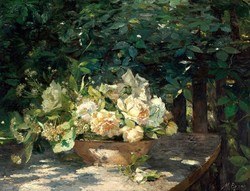 Marie egner - bouquet in the arbor - reprint