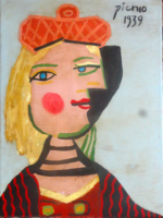 Picasso: A narancssapkás lány