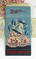 1J001 old brauns ostara paper easter egg decoration set