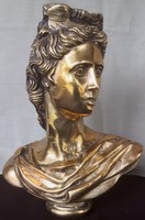 Szecessziós, bronz női büszt (Sisi, Erzsébet királyné) – 676.