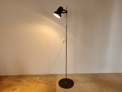Régi retro állítható magasságú fémbúrás állólámpa mid century lámpa