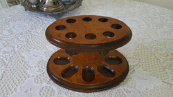 Savinelli, Italian 8-piece wooden pipe holder