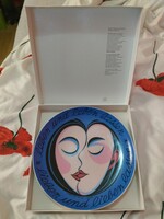 Victor vasarely decorative plate Rosenthal 1936 in a limited numbered gift box