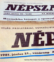 1975 szeptember 26  /  NÉPSZABADSÁG  /  Szeretettel SZÜLINAPODRA -) Ssz.:  16739