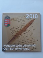 Magyarország pénzérméi  2010 dísztokban forgalmi sor
