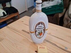 Hollóházi Várda Ó-barack pálinka butella 25 cm  A996