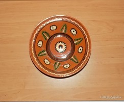Old glazed ceramic wall plate bowl 20 cm (n)
