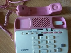 Retro desk phone with large buttons