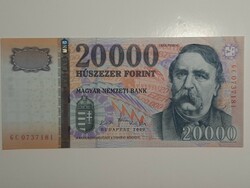 20000 forint bankjegy 2009  UNC  GC sorozat