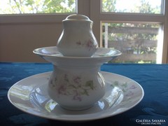 4 db Hibátlan Alföldi porcelán:cukortartó,sószóró mély és kis tányér