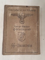 Il.vh-s német katonakönyv
